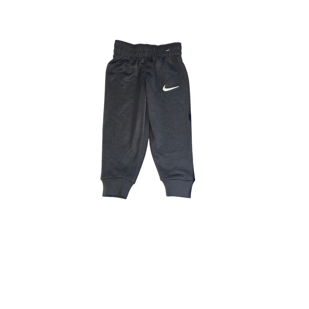 Nike Dri-FIT Toddler Boys Dark Charcoal Gray Fleece Joggers Pants